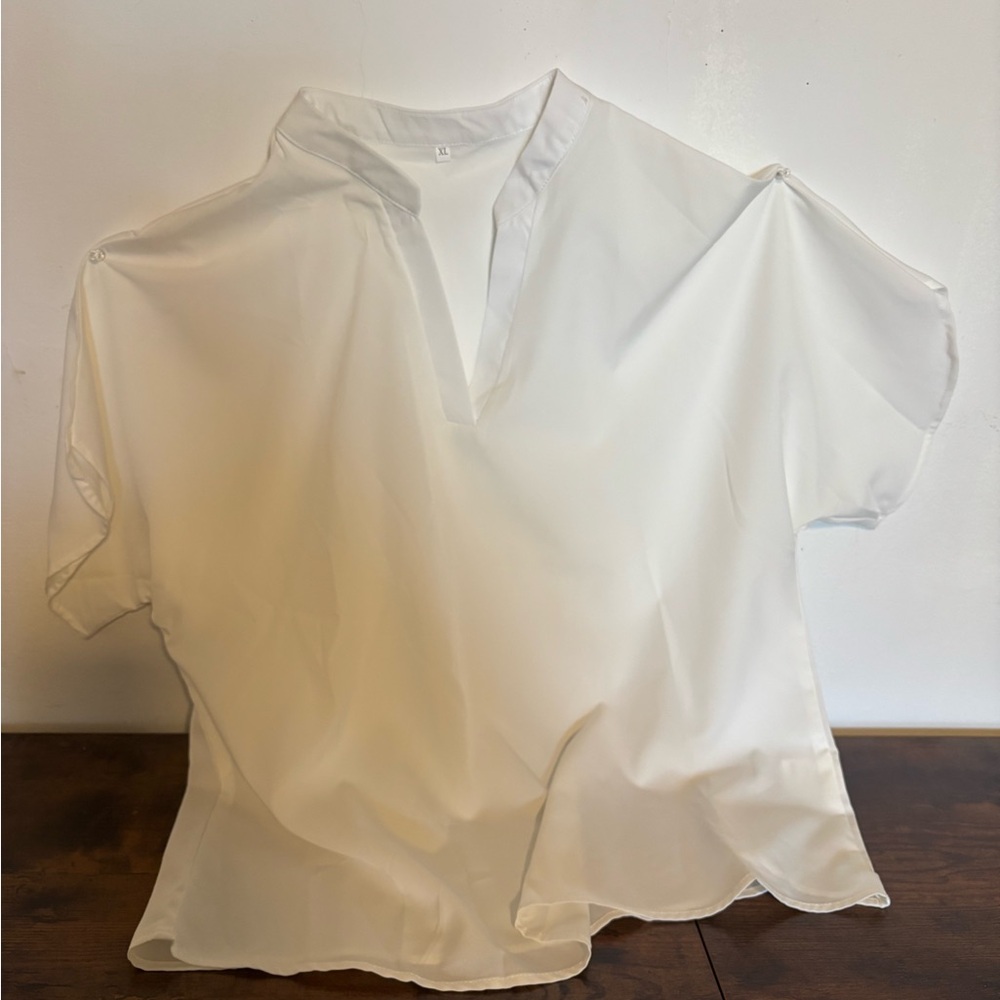 Elegant White Women's Top